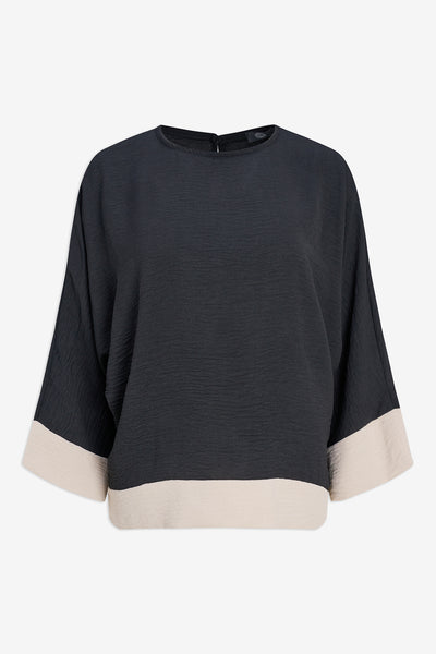 BLOUSE M. ITALY "BLACK COMBO" (10-12913Z)