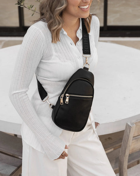 SAC LOUENHIDE "BELLA" BLACK