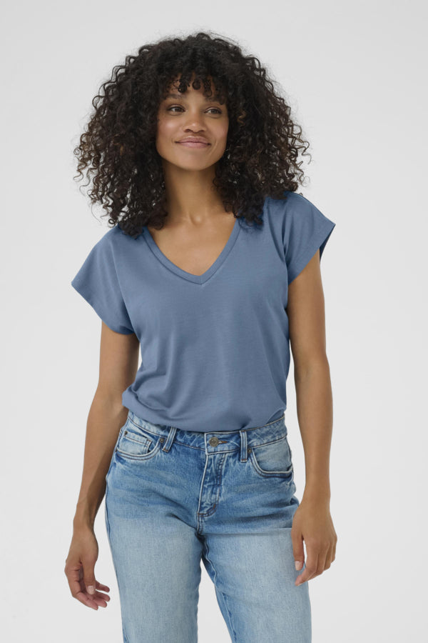 T-SHIRT KAFFE "LISE" BERING SEA