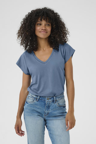 T-SHIRT KAFFE "LISE" BERING SEA