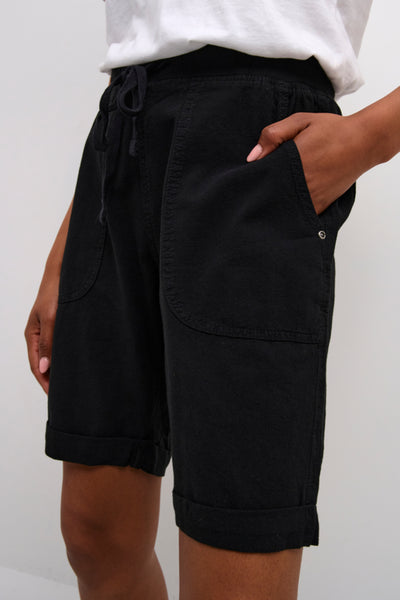 SHORT KAFFE "NAYA" BLACK DEEP