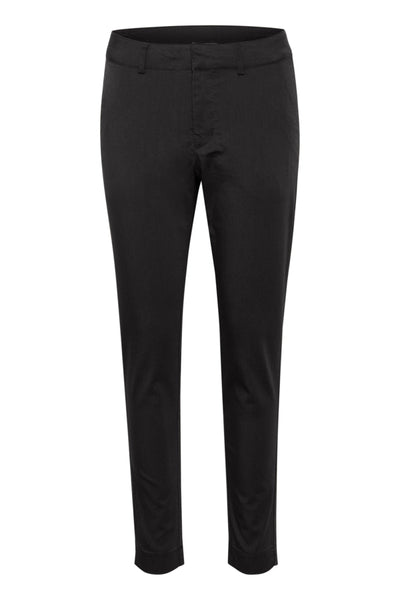 PANTALON KAFFE ''LEA CHINO'' BLACK DEEP