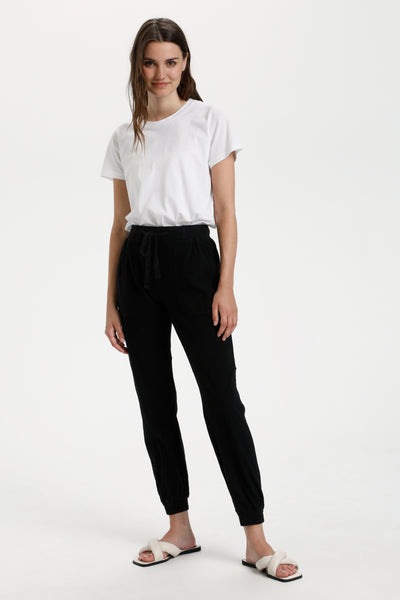 PANTALON KAFFE "NAYA" BLACK DEEP