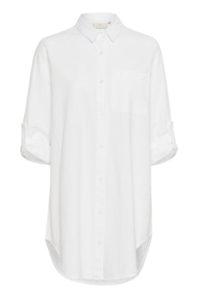 CHEMISE KAFFE "NAYA TUNIQUE" CHALK