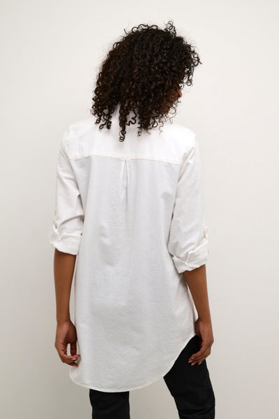 CHEMISE KAFFE "NAYA TUNIQUE" CHALK