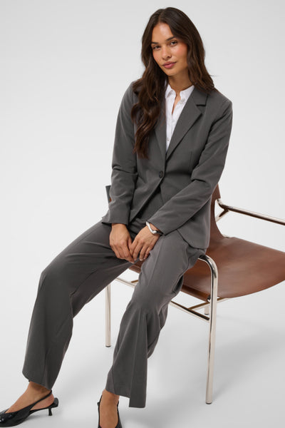 VESTON KAFFE "SAKURA" DARK GREY MELANGE
