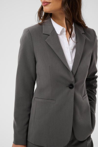 VESTON KAFFE "SAKURA" DARK GREY MELANGE