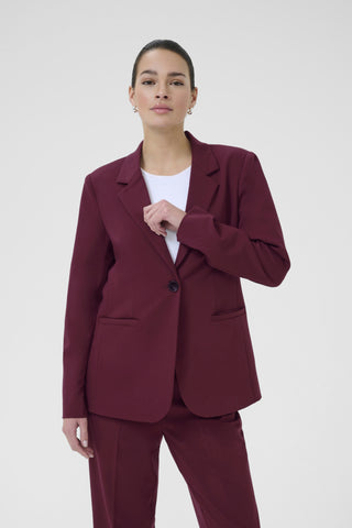 VESTON KAFFE "SAKURA BLAZER" WINDSOR WINE