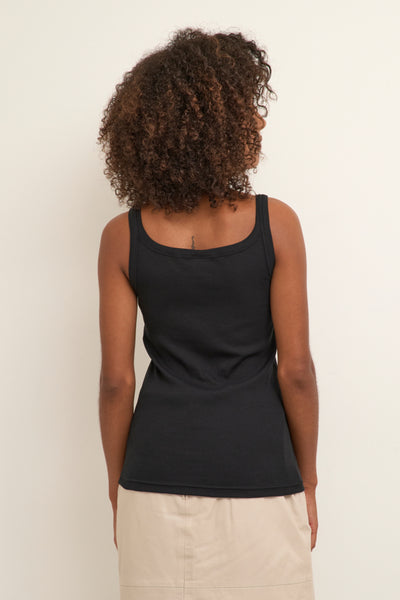 CAMISOLE KAFFE "CARNA TOP" BLACK DEEP