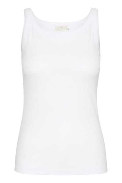 CAMISOLE KAFFE "CARNA TOP" OPTICAL WHITE