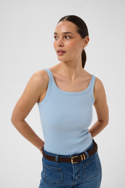CAMISOLE  KAFFE "CARNA TOP"BLUE FOG
