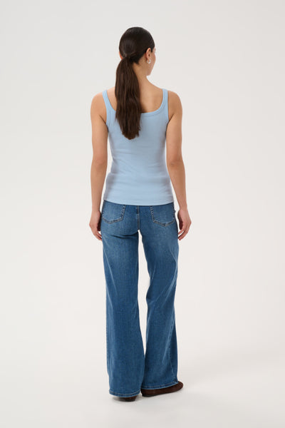 CAMISOLE  KAFFE "CARNA TOP"BLUE FOG