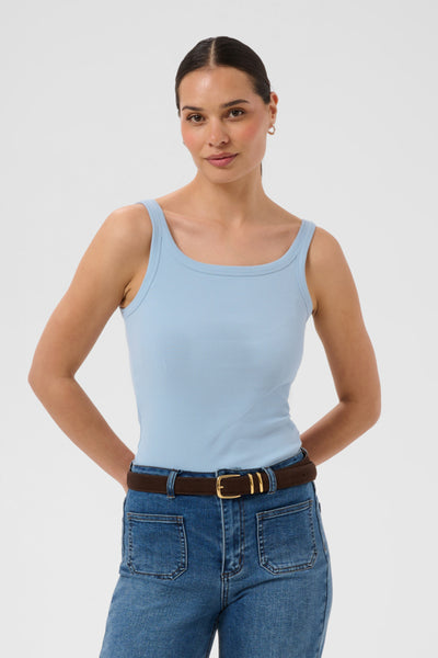 CAMISOLE  KAFFE "CARNA TOP"BLUE FOG
