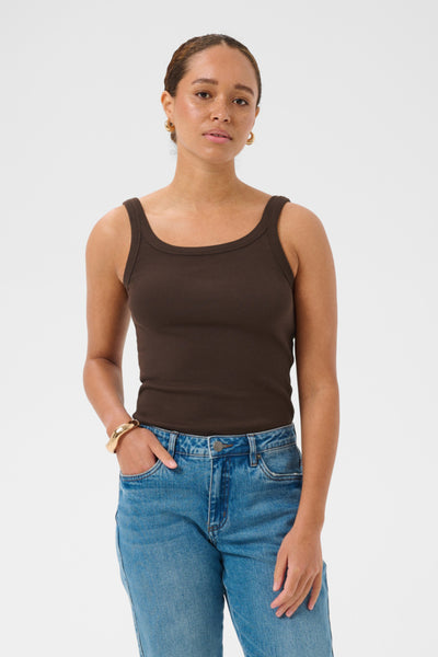 CAMISOLE  KAFFE "CARNA TOP" COFFEE BEAN