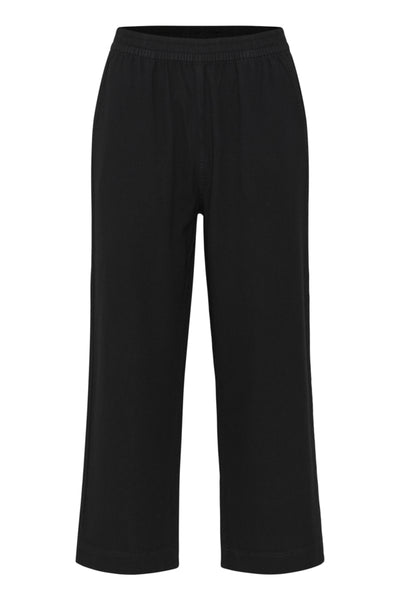 PANTALON KAFFE "NAYA CULOTTE" BLACK DEEP