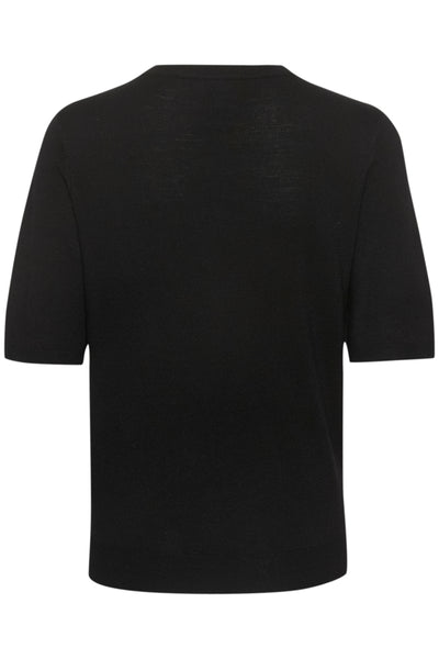 CHANDAIL KAFFE "LIZZA O-NECK" BLACK
