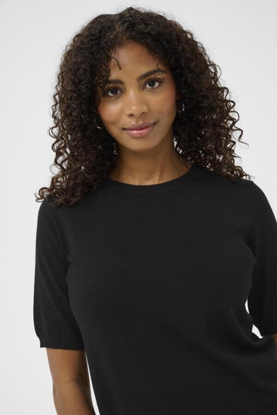 CHANDAIL KAFFE "LIZZA O-NECK" BLACK