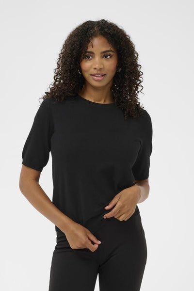 CHANDAIL KAFFE "LIZZA O-NECK" BLACK