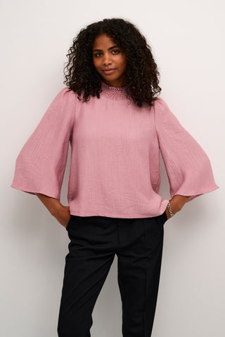 BLOUSE KAFFE "VICTORIA" MESA ROSE