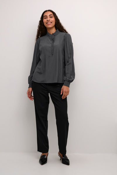 BLOUSE KAFFE "DORIT" BLACK OYSTER