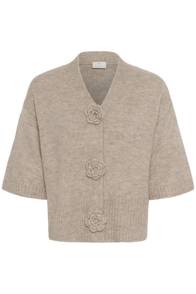 CARDIGAN KAFFE "ROSIE" FEATHER GREY MELANGE