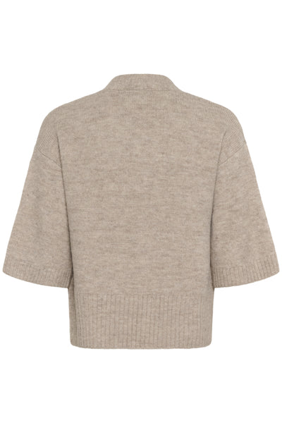 CARDIGAN KAFFE "ROSIE" FEATHER GREY MELANGE
