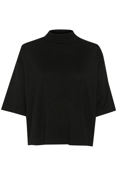 CHANDAIL KAFFE "LIZZA TURTLENECK" BLACK DEEP
