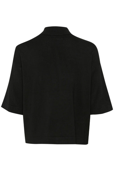 CHANDAIL KAFFE "LIZZA TURTLENECK" BLACK DEEP