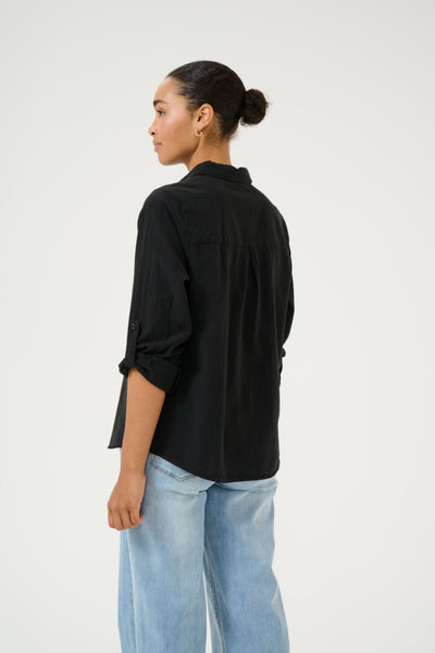 CHEMISE KAFFE "NAYA" BLACK DEEP