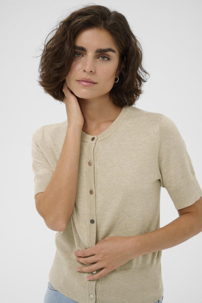 CARDIGAN KAFFE "LIZZA" FEATHER GRAY MELANGE