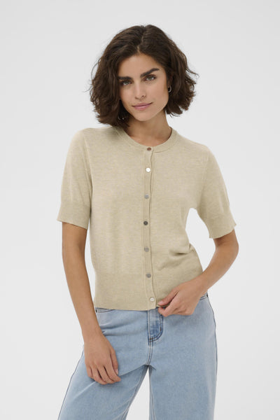 CARDIGAN KAFFE "LIZZA" FEATHER GRAY MELANGE