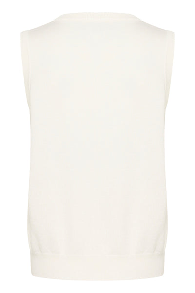 CAMISOLE KAFFE "LIZZA" CHALK