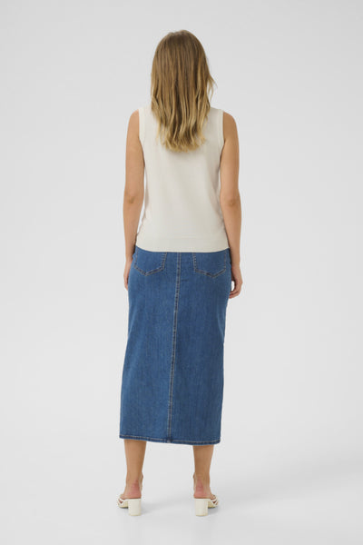 CAMISOLE KAFFE "LIZZA" CHALK