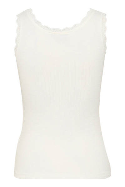 CAMISOLE KAFFE "OMI" CHALK