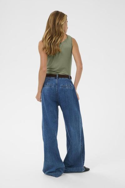 CAMISOLE KAFFE "OMI" SEA SPRAY