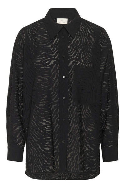 CHEMISE KAFFE "VIVIAN" BLACK
