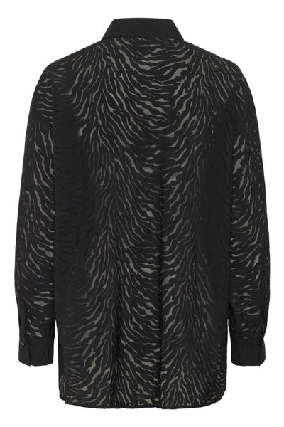 CHEMISE KAFFE "VIVIAN" BLACK