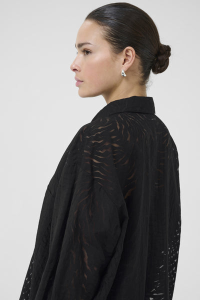 CHEMISE KAFFE "VIVIAN" BLACK