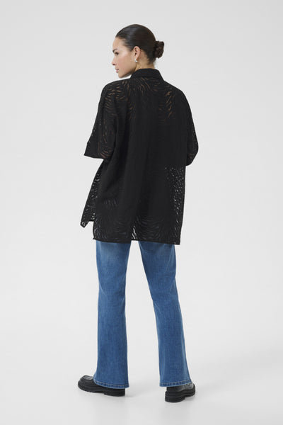 CHEMISE KAFFE "VIVIAN" BLACK