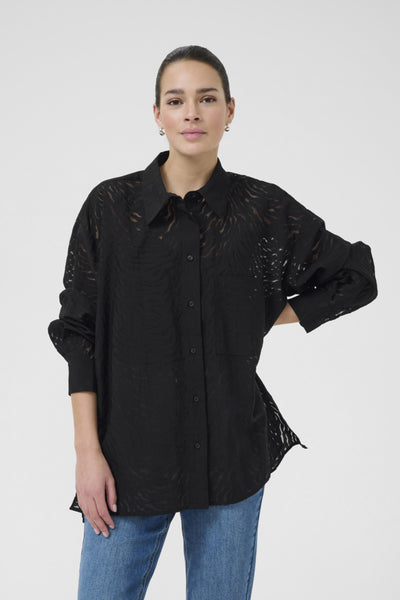 CHEMISE KAFFE "VIVIAN" BLACK