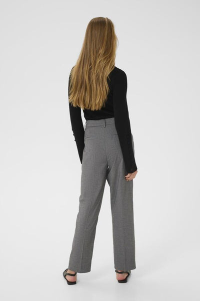 PANTALON KAFFE "ELLIE" GREY MELANGE