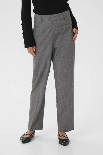 PANTALON KAFFE "ELLIE" GREY MELANGE