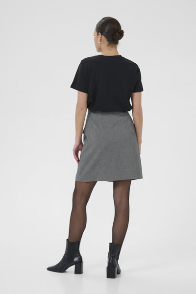 JUPE KAFFE "ELLIE" GREY MELANGE
