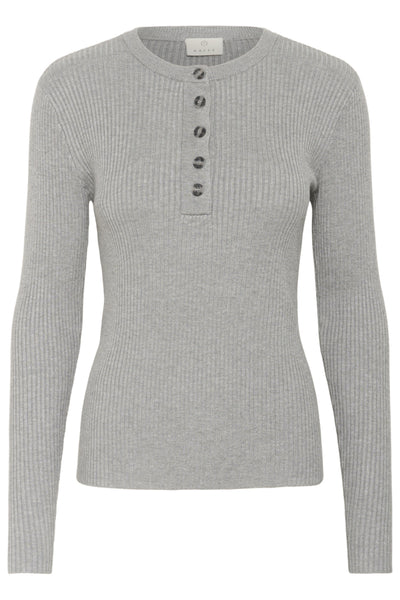 CHANDAIL KAFFE "OMI" GREY MELANGE