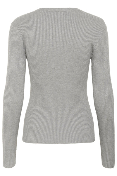 CHANDAIL KAFFE "OMI" GREY MELANGE