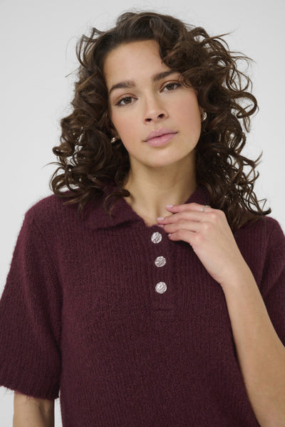 CHANDAIL KAFFE "EMILIE POLO" WINDSOR WINE