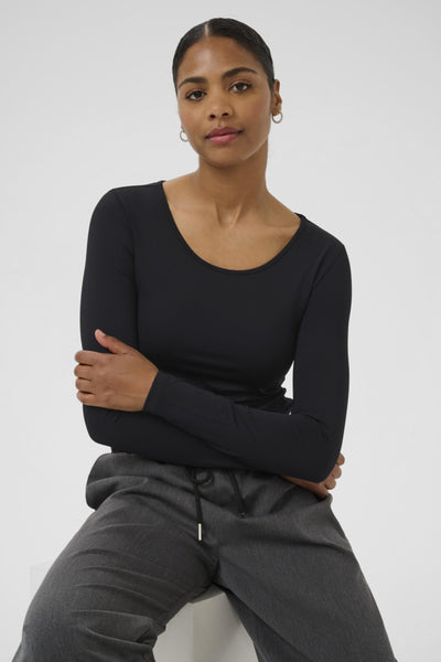 CHANDAIL KAFFE "ARINA" BLACK