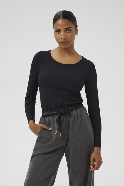 CHANDAIL KAFFE "ARINA" BLACK