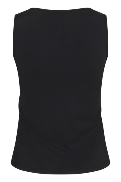 CAMISOLE KAFFE "ARINA TOP" BLACK DEEP