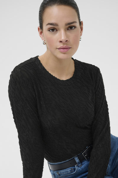 CHANDAIL KAFFE "ZEVERINA" BLACK